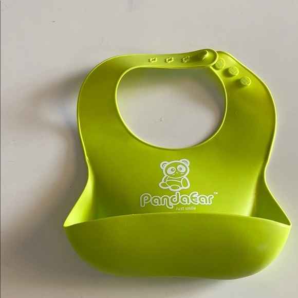 Lime Green Waterproof Baby Bibs - Picture 1 of 3
